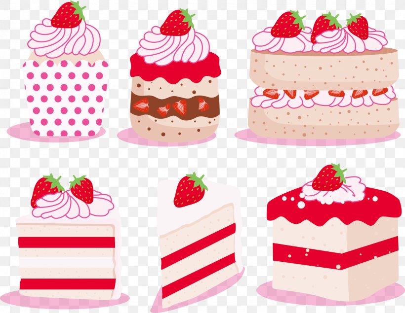 Strawberry Cream Cake Cupcake Fruitcake Muffin, PNG, 1587x1229px, Strawberry, Aedmaasikas, Baking, Buttercream, Cake Download Free