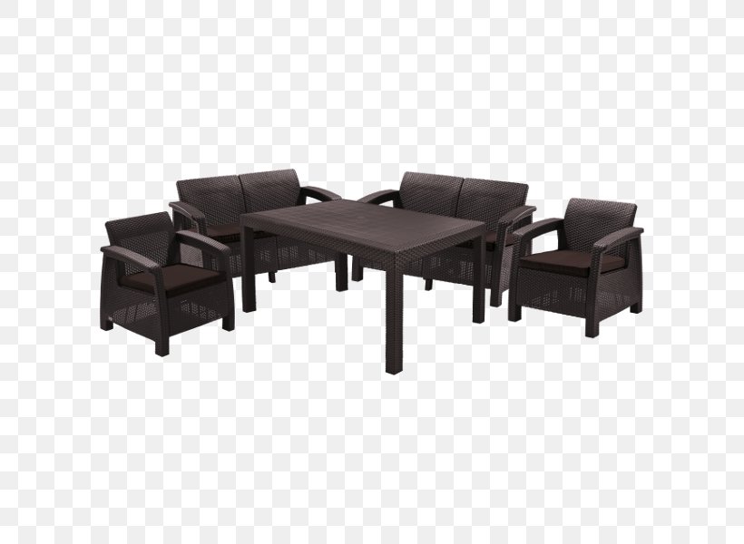 Table Furniture Rattan Garden Wing Chair, PNG, 600x600px, Table, Bench, Chair, Coffee Tables, Couch Download Free