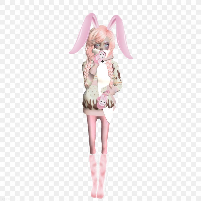 Easter Bunny Doll Pink M Costume Figurine, PNG, 2048x2048px, Easter Bunny, Costume, Doll, Easter, Figurine Download Free