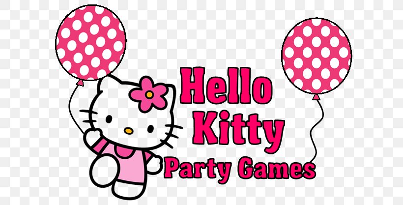 Hello Kitty Online Party Game Clip Art, PNG, 616x417px, Watercolor, Cartoon, Flower, Frame, Heart Download Free