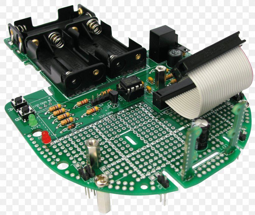Microcontroller Nicai NIBObee Roboterbausatz Nicai Systems NIBObee Electronics, PNG, 1560x1318px, Microcontroller, Aaa Battery, Assembly Language, Autonomous Robot, Circuit Component Download Free