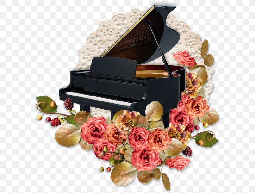 Musical Instruments Piano, PNG, 600x622px, Watercolor, Cartoon, Flower, Frame, Heart Download Free