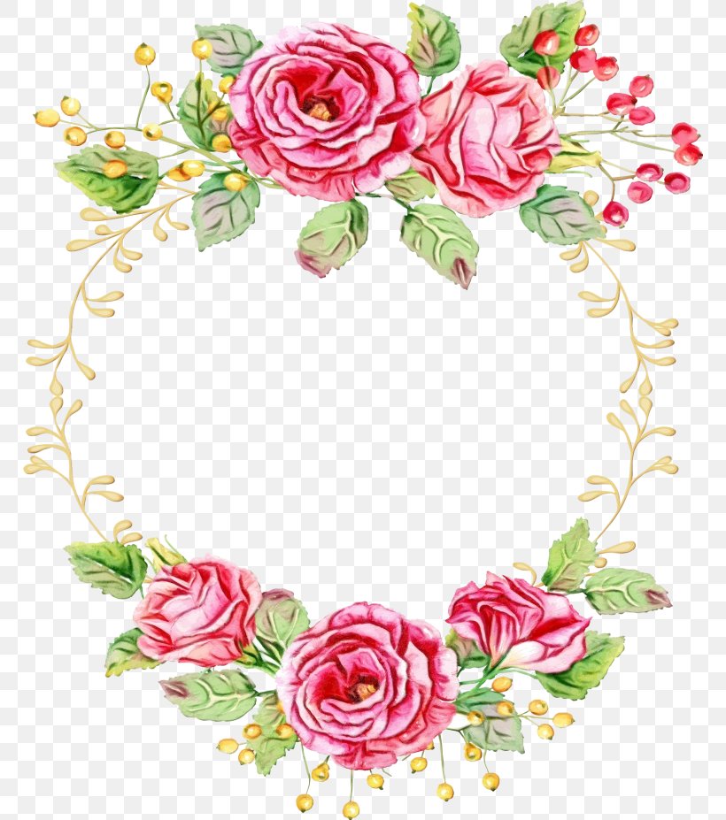 Watercolor Flower Wreath, PNG, 768x927px, Watercolor, Cut Flowers, Floral Design, Flower, Flower Arranging Download Free