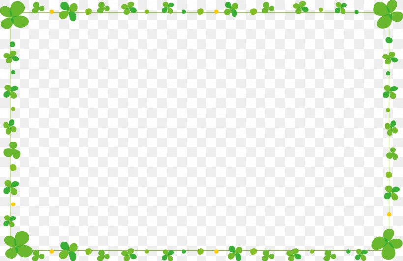 Clover Border, PNG, 1525x988px, Computer Graphics, Area, Board Game, Fourleaf Clover, Games Download Free