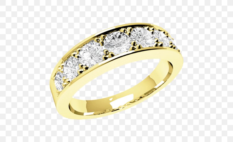 Purely Diamonds Wedding Ring Eternity Ring Jewellery, PNG, 500x500px, Purely Diamonds, Body Jewellery, Body Jewelry, Brilliant, Colored Gold Download Free