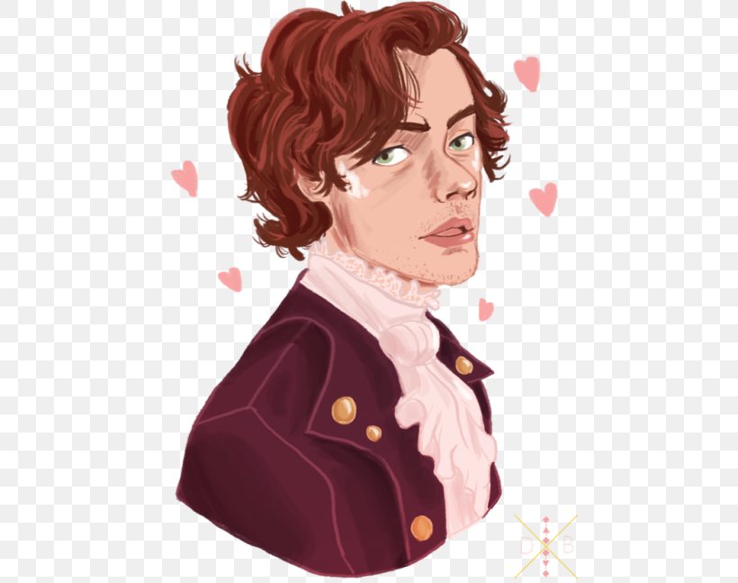 Harry Styles DeviantArt Drawing, PNG, 500x647px, Watercolor, Cartoon, Flower, Frame, Heart Download Free