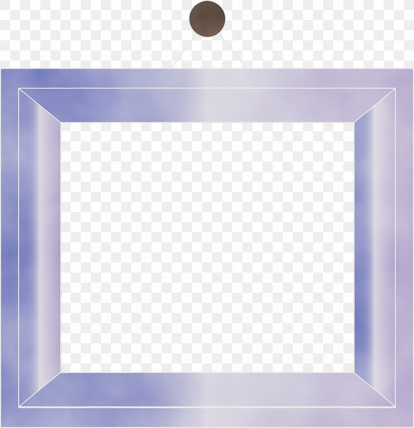Picture Frame, PNG, 2898x3000px, Photo Frame, Hanging Photo Frame, Paint, Picture Frame, Purple Download Free