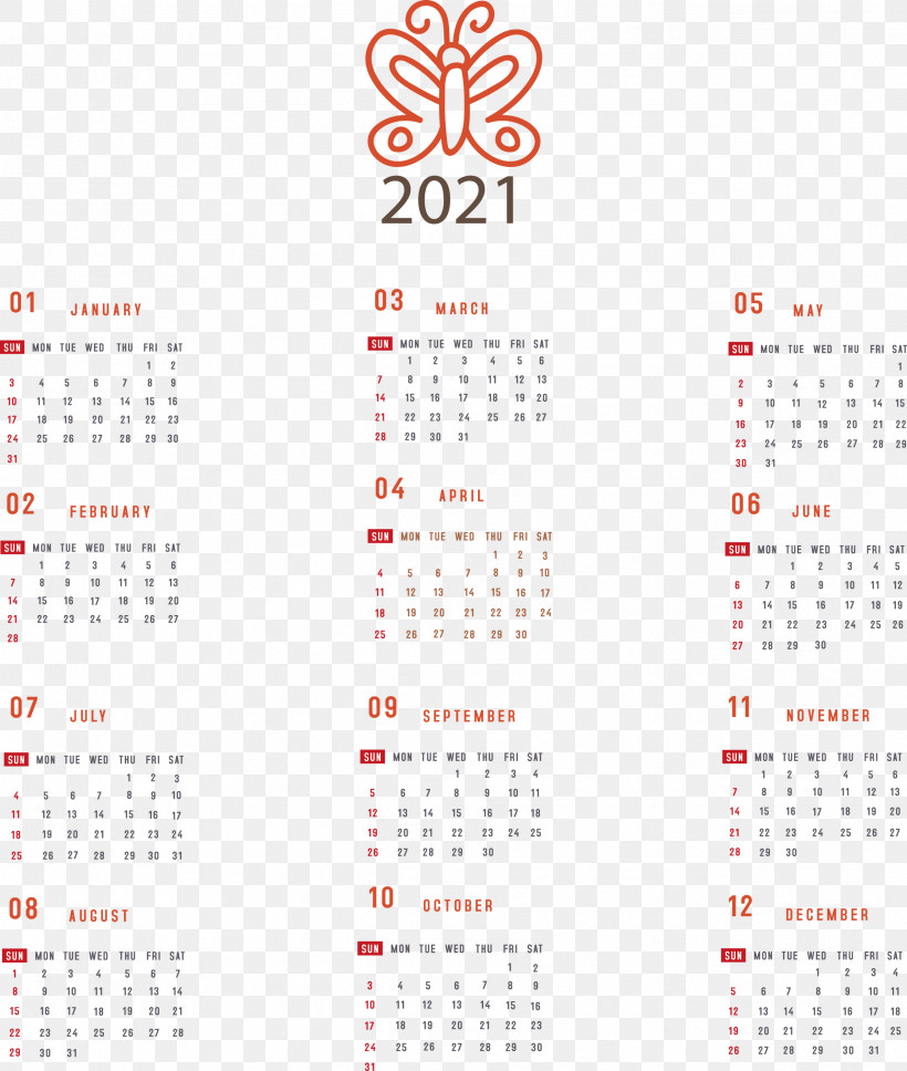 Printable 2021 Yearly Calendar 2021 Yearly Calendar, PNG, 2539x3000px, 2021 Yearly Calendar, Calendar System, Meter Download Free