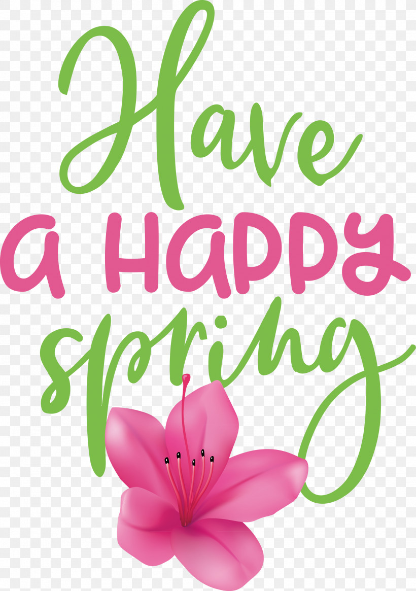 Spring Have A Happy Spring, PNG, 2111x3000px, Spring, Biology, Cut Flowers, Floral Design, Flower Download Free