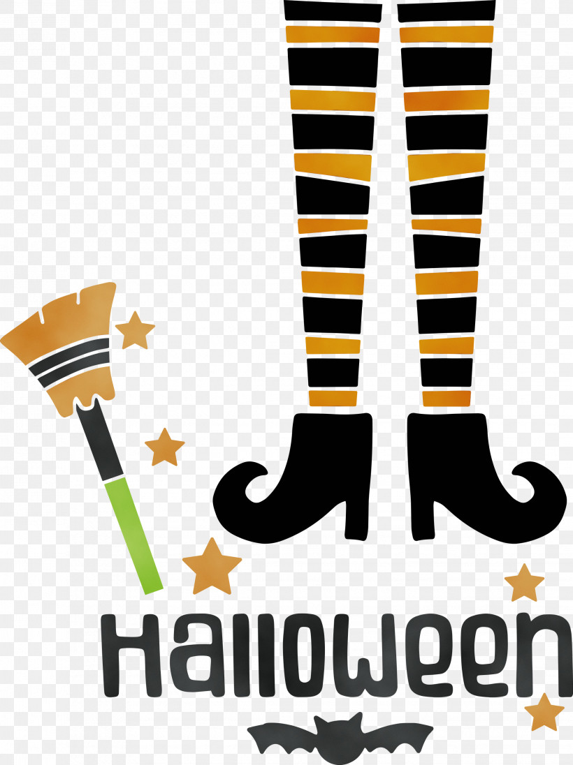 Witch, PNG, 2243x3000px, Happy Halloween, Cartoon Halloween, Logo, Paint, Shoe Download Free