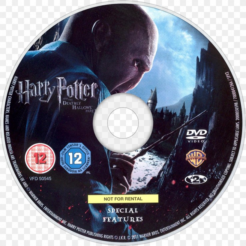 Compact Disc Harry Potter And The Deathly Hallows: Part I DVD Blu-ray Disc, PNG, 1000x1000px, Watercolor, Cartoon, Flower, Frame, Heart Download Free