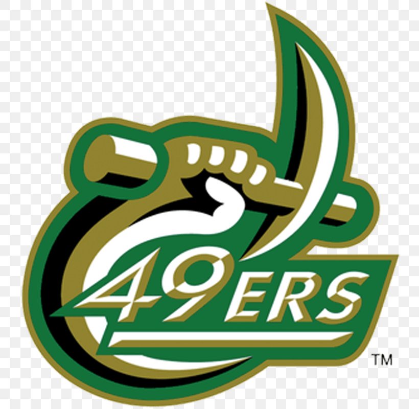 Charlotte 49ers Football Charlotte 49ers Men's Basketball University Of North Carolina At Charlotte Logo Sports, PNG, 800x800px, Charlotte 49ers Football, American Football, Area, Brand, Charlotte Download Free