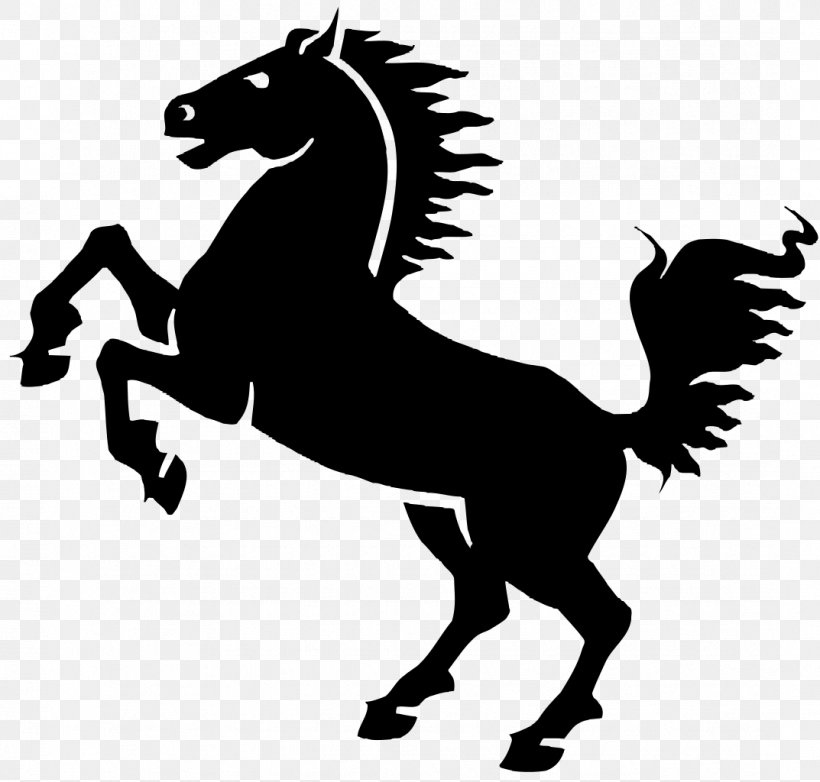 Mustang American Quarter Horse Stallion Clip Art, PNG, 1073x1024px, Mustang, American Quarter Horse, Animal Figure, Black, Black And White Download Free