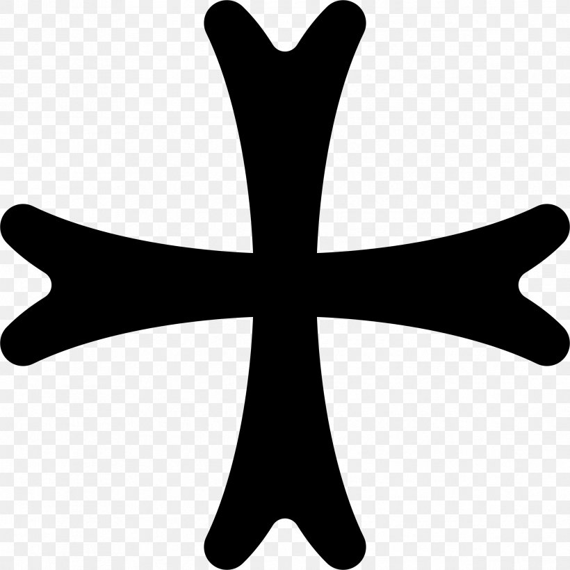 Sailing Symbol Cross Patoncekreuz, PNG, 2388x2388px, Sailing, Black And White, Boating, Croix De Malte, Cross Download Free