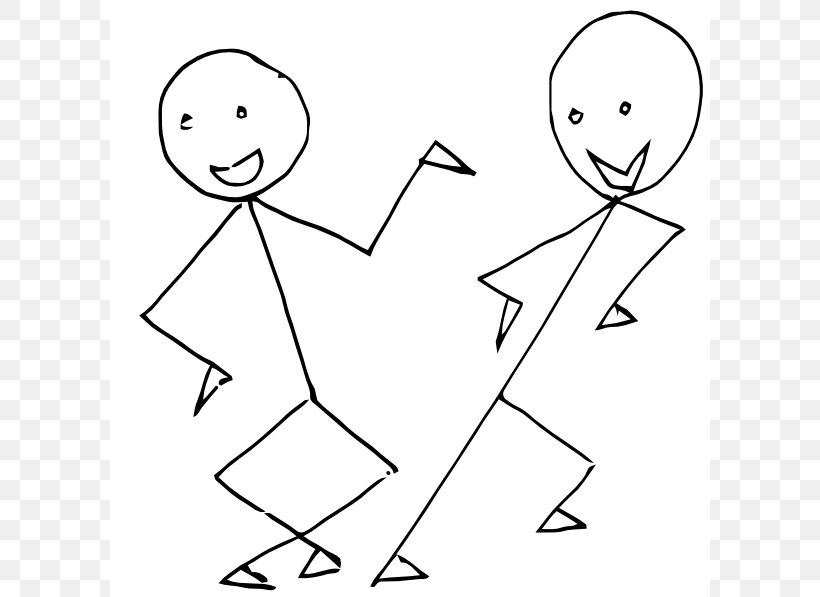 Stick Figure Drawing Dance Clip Art, PNG, 600x597px, Watercolor, Cartoon, Flower, Frame, Heart Download Free