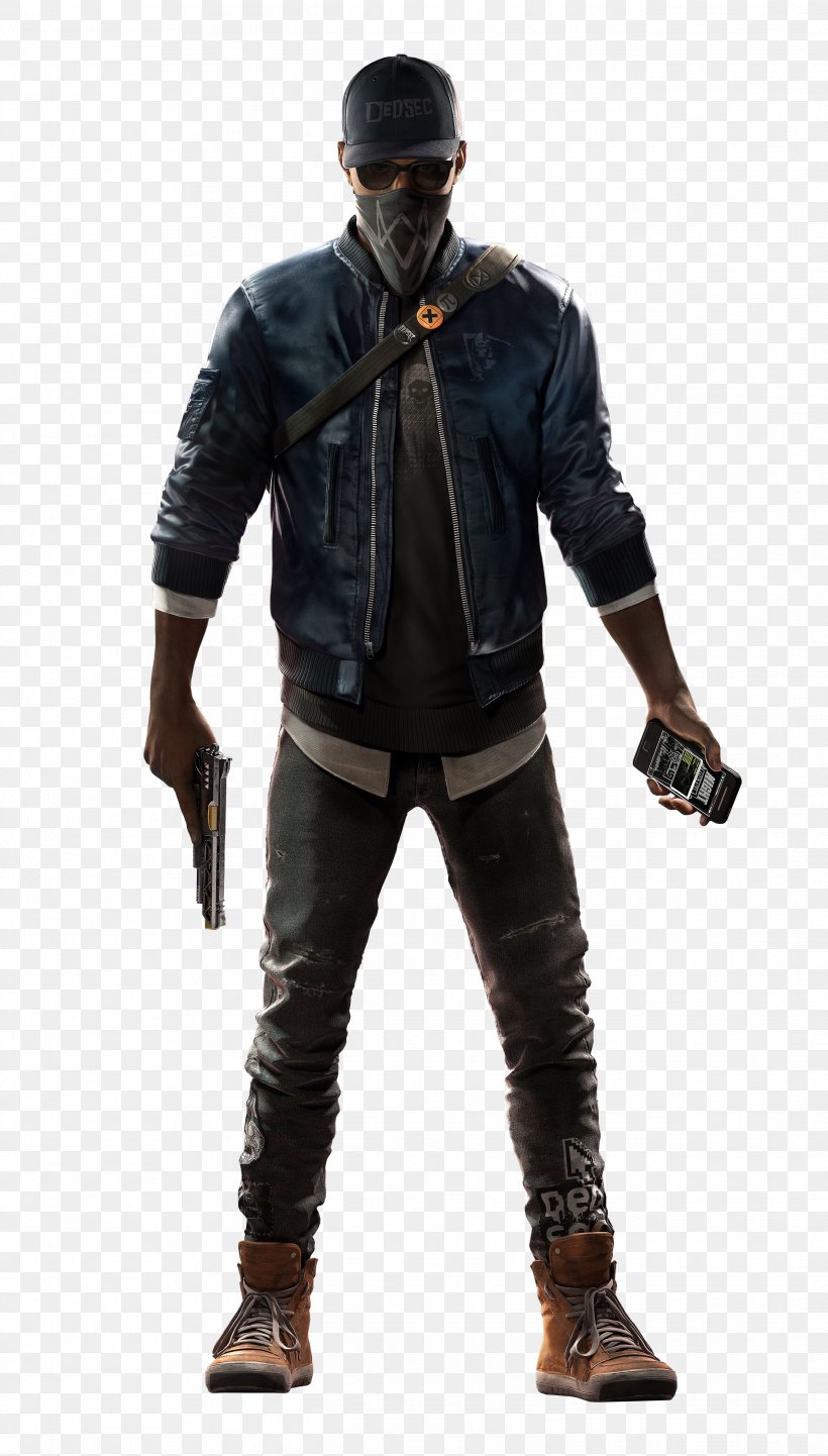 Watch Dogs 2 Flight Jacket Video Game, PNG, 2637x4638px, Watch Dogs 2, Action Figure, Aiden Pearce, Clothing, Coat Download Free