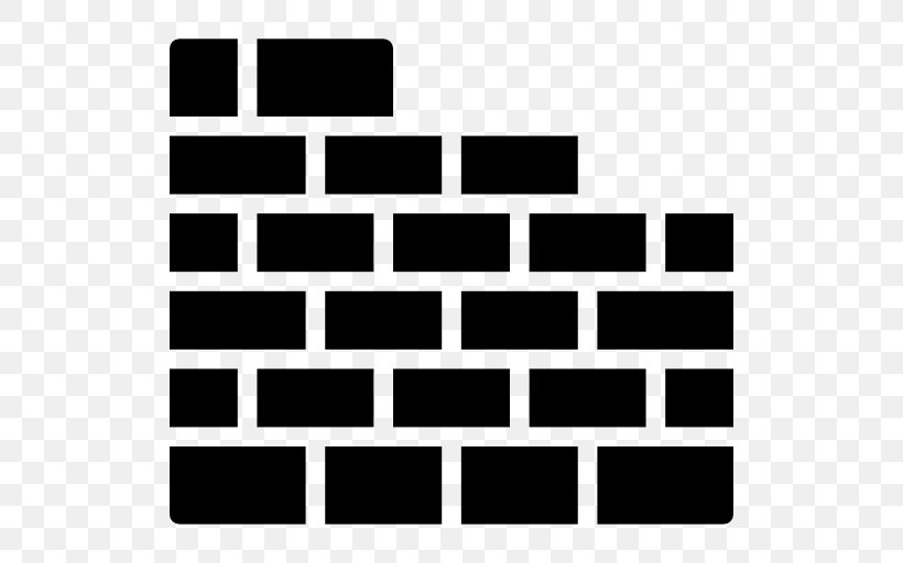 Bricks Icon, PNG, 512x512px, Brick, Architectural Engineering, Area, Black, Black And White Download Free