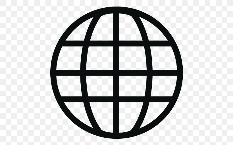 Globe World Earth Symbol, PNG, 512x512px, Globe, Area, Black And White, Computer Software, Earth Symbol Download Free