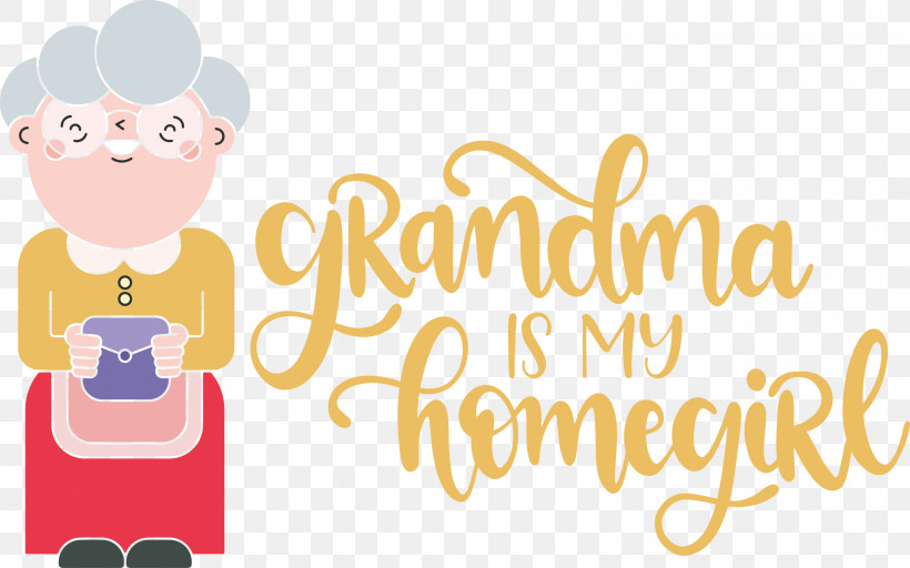 Grandma, PNG, 3000x1876px, Grandma, Behavior, Cartoon, Happiness, Human Download Free