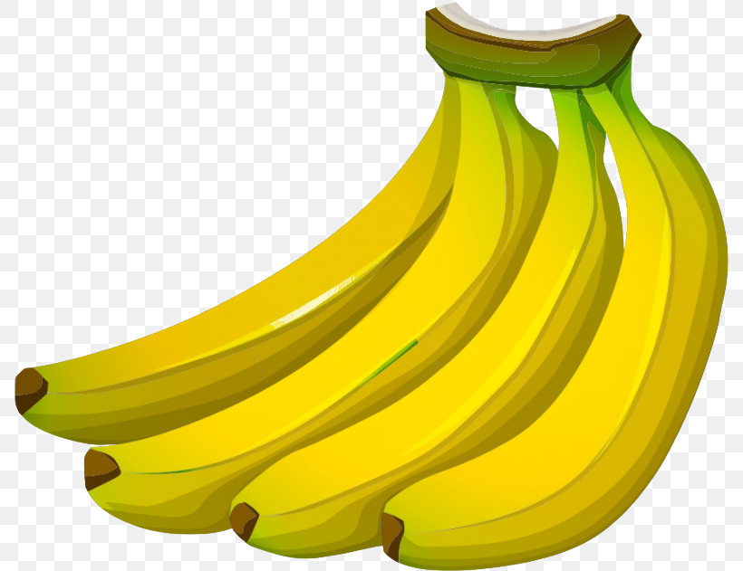 Banana Banana Family Yellow Cooking Plantain Saba Banana, PNG, 789x631px, Banana, Banana Family, Cooking Plantain, Food, Fruit Download Free