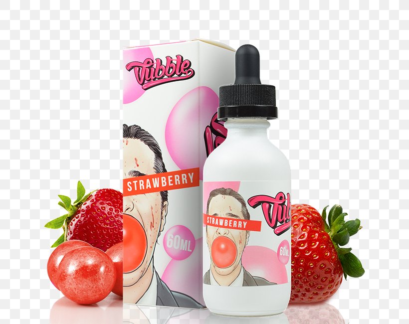Strawberry Flavor Chewing Gum Juice Bubble Gum, PNG, 650x650px, Strawberry, Blue Raspberry Flavor, Bottle, Bubble Gum, Candy Download Free