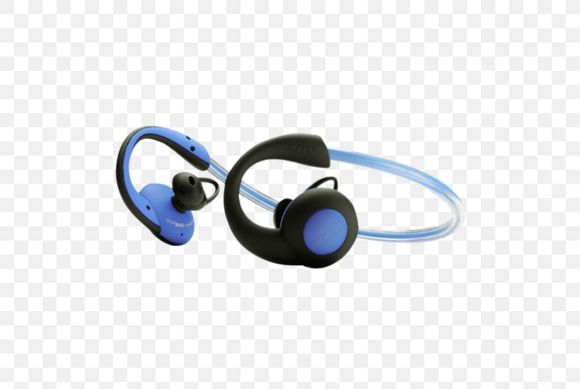 Boompods Sportpods Vision Bluetooth Sports Headphones Boompods Sportpods Xbox 360 Wireless Headset Écouteur, PNG, 525x550px, Headphones, Audio, Audio Equipment, Blue, Bluetooth Download Free
