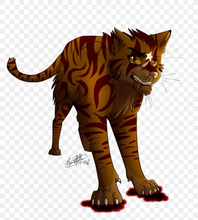 Cat Warriors Tigerstar And Sasha Hawkfrost, PNG, 848x942px, Cat, Big Cats, Brokenstar, Carnivoran, Cat Like Mammal Download Free