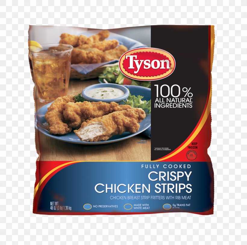 Chicken Fingers Junk Food Crispy Fried Chicken Recipe Tyson Foods, PNG ...