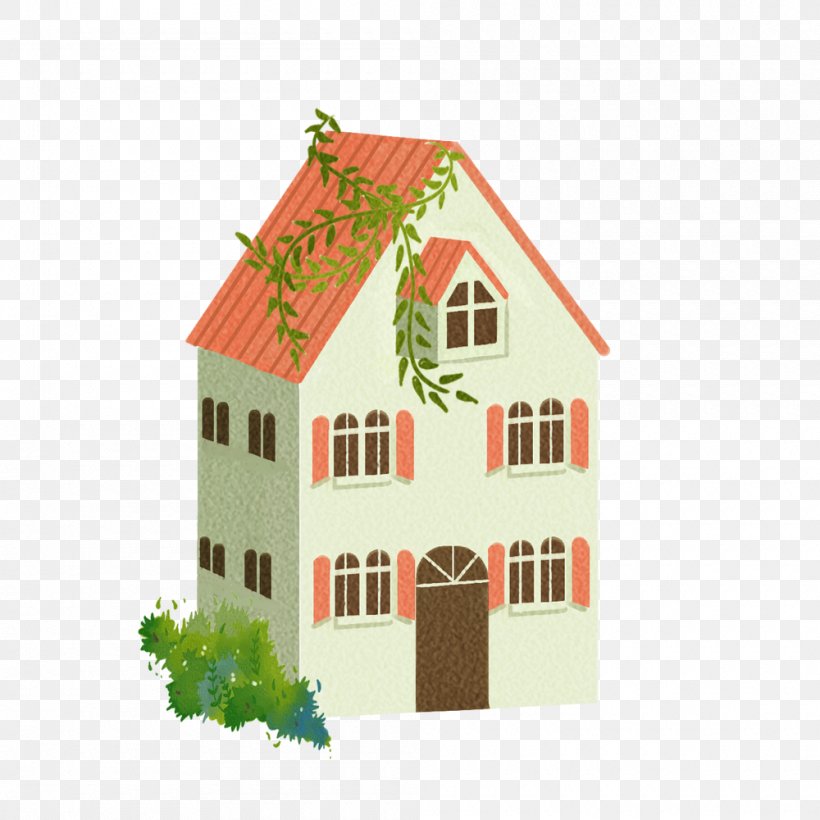 House Home Building Computer File, PNG, 1000x1000px, House, Building, Cartoon, Christmas Ornament, Facade Download Free