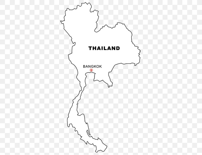 Thailand Coloring Book Blank Map World Map, PNG, 350x629px, Thailand, Area, Black And White, Blank Map, Child Download Free