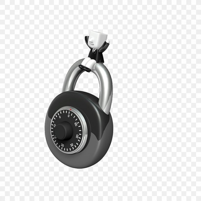 3D Computer Graphics Cartoon Lock, PNG, 1000x1000px, 3d Computer Graphics, Animation, Cartoon, Combination Lock, Computer Graphics Download Free