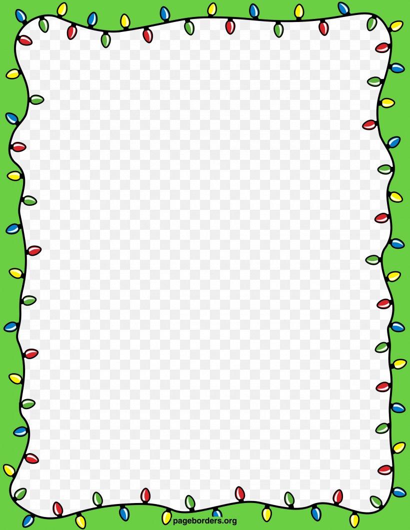 Christmas Lights Holiday Clip Art, PNG, 2550x3300px, Christmas Lights, Area, Birthday, Border, Christmas Download Free