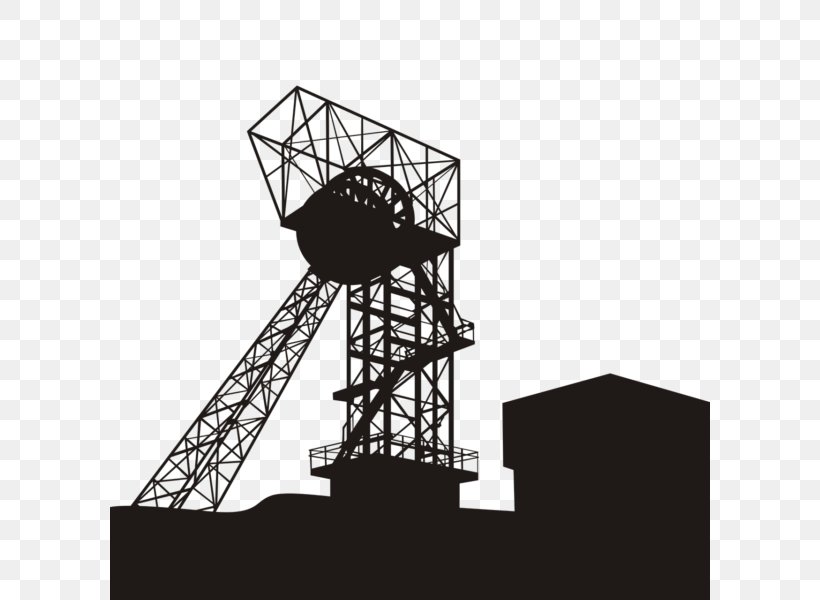 Coal Mining Shaft Mining Zofiówka Coal Mine, PNG, 600x600px, Mining, Black And White, Coal, Coal Mining, Energy Download Free