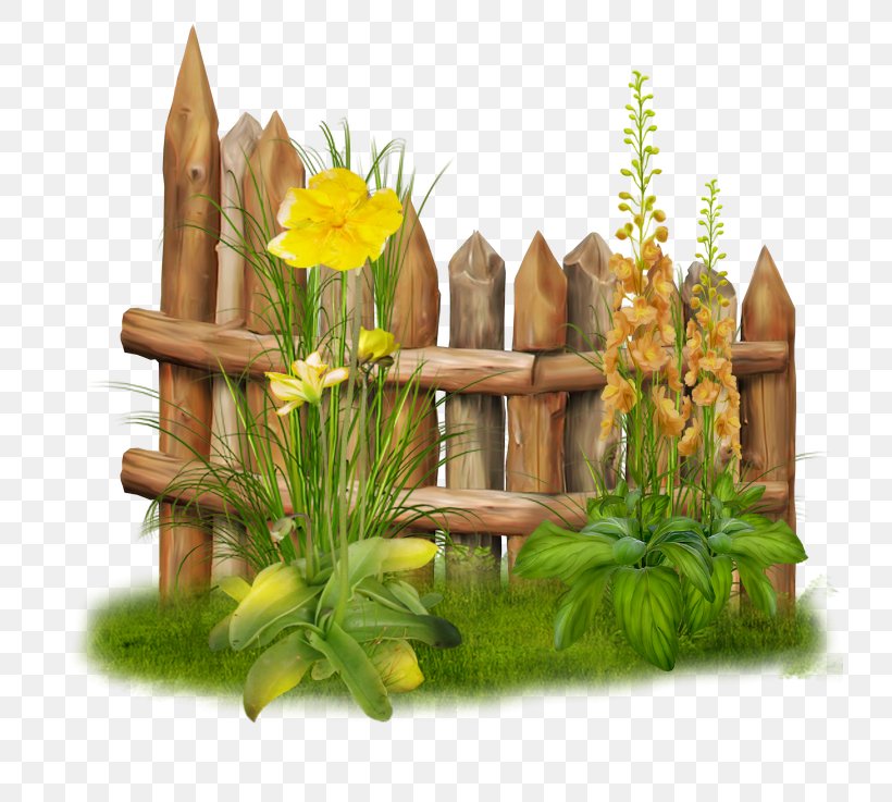 Fence Wall Flowerpot Garden, PNG, 731x737px, Fence, Aquarium Decor, Candle, Drawing, Flower Download Free