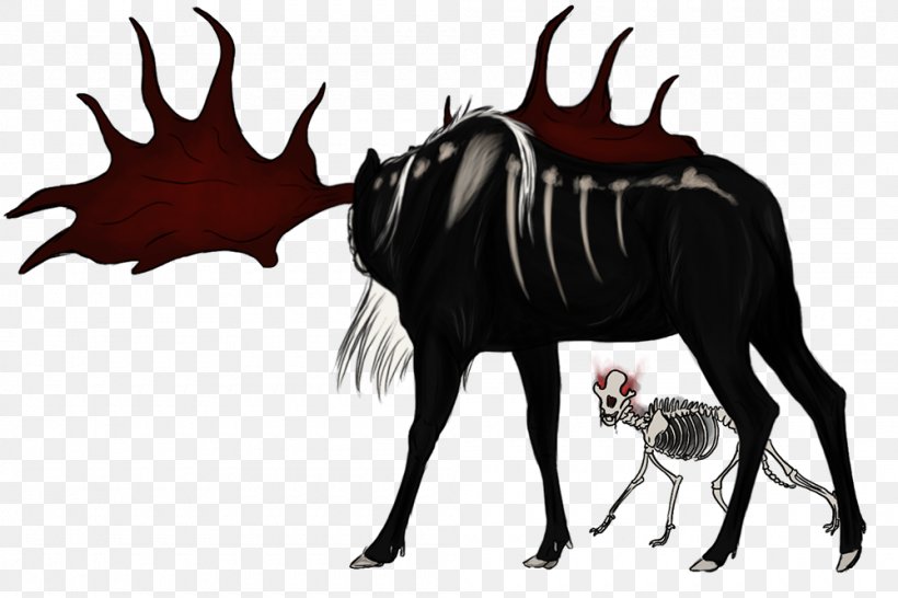 Reindeer Gray Wolf Moose Antler Skeleton, PNG, 1000x667px, Reindeer, Antler, Bone, Cattle Like Mammal, Deer Download Free