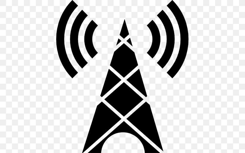 Wi-Fi Telecommunications Tower Wireless Clip Art, PNG, 512x512px, Wifi, Black, Black And White, Cell Site, Mobile Phones Download Free