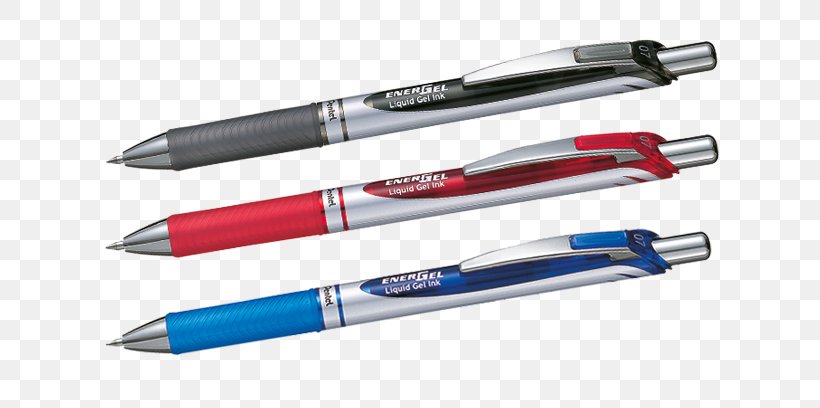 Ballpoint Pen Pentel EnerGel Deluxe RTX Liquid Gel Paper, PNG, 650x408px, Ballpoint Pen, Ball Pen, Correction Fluid, Fountain Pen, Marker Pen Download Free
