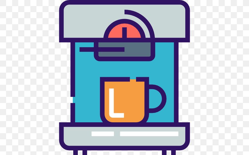 Coffeemaker Take-out, PNG, 512x512px, Coffee, Area, Coffeemaker, Cup, Purple Download Free