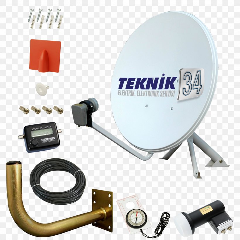 Satellite Dish Aerials Satellite Television Parabolic Antenna Cable Television, PNG, 2083x2083px, Satellite Dish, Aerials, Cable Television, Communication, Digital Television Download Free