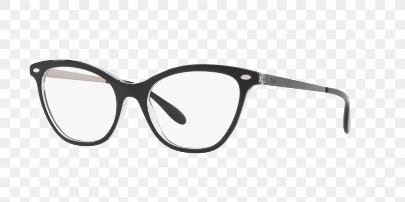 Sunglasses Ray-Ban Swarovski Eyewear, PNG, 2000x1000px, Glasses, Black, Cat Eye Glasses, Eyeglass Prescription, Eyewear Download Free