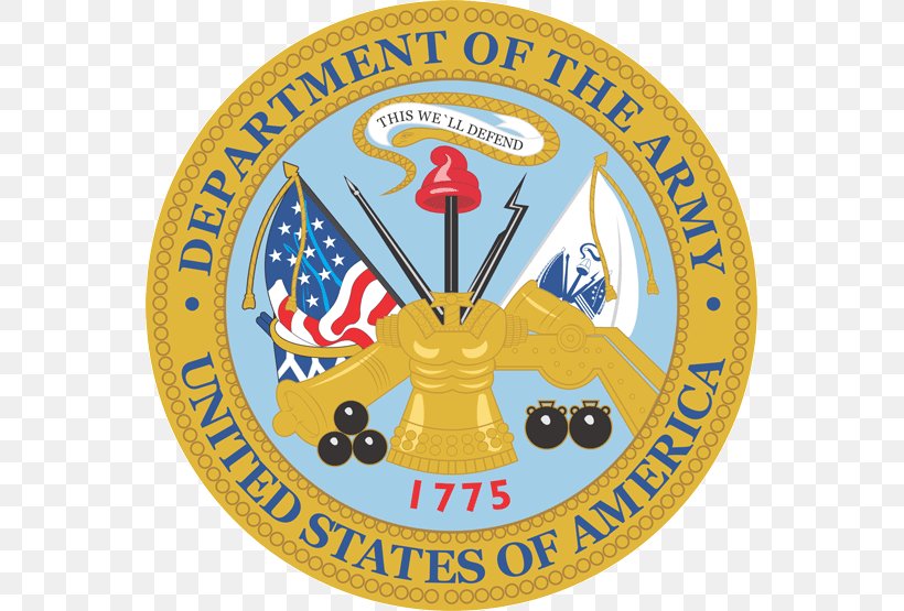 United States Of America United States Department Of The Army United States Army Clip Art Military, PNG, 555x555px, United States Of America, Air Force, Area, Army, Badge Download Free