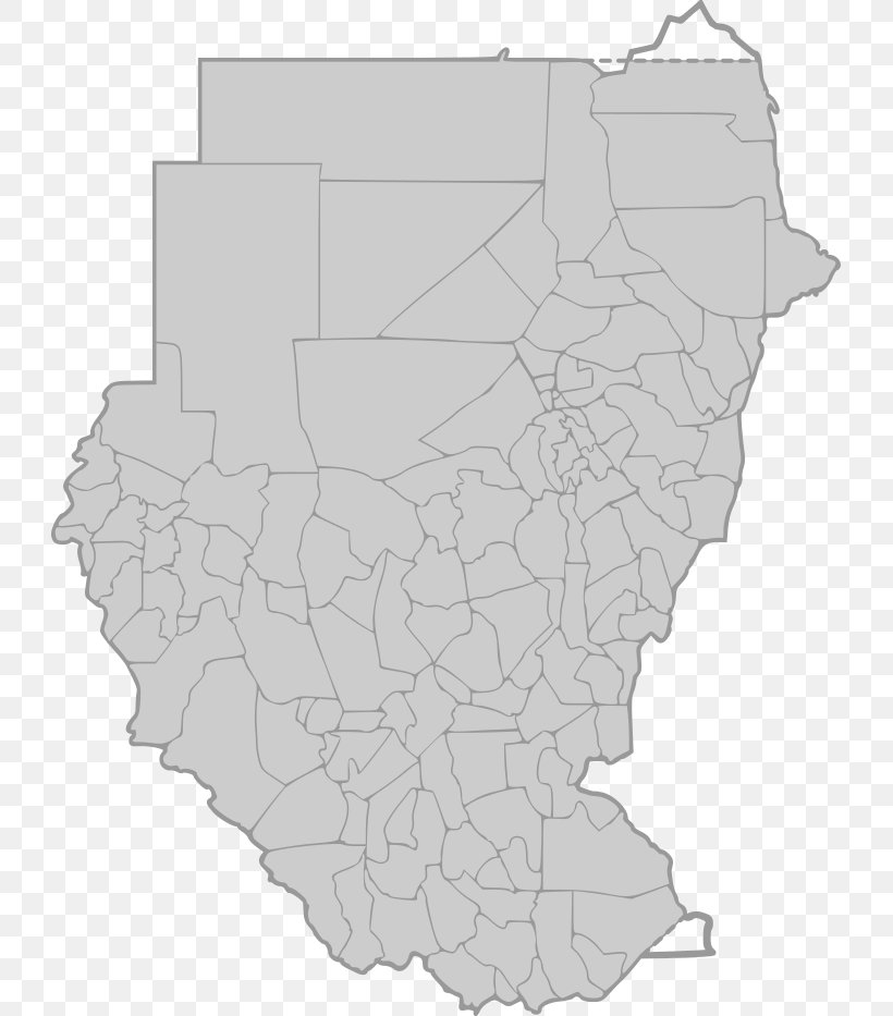 Khartoum North States Of Sudan Butana Gallabat, PNG, 725x933px, States Of Sudan, Al Qadarif, Black And White, Geography, Khartoum Download Free