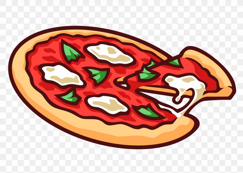 New York-style Pizza Italian Cuisine Buffalo Wing Clip Art, PNG, 3579x2551px, Pizza, Artwork, Buffalo Wing, Food, Fruit Download Free