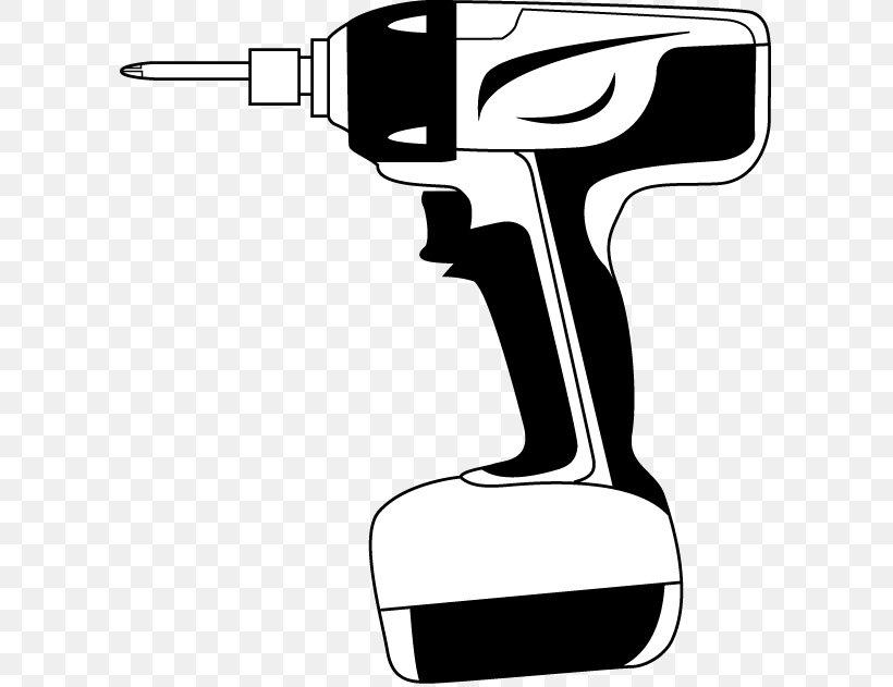 Hand Tool Screwdriver Impact Wrench Clip Art, PNG, 600x631px, Hand Tool, Artwork, Augers, Black, Black And White Download Free