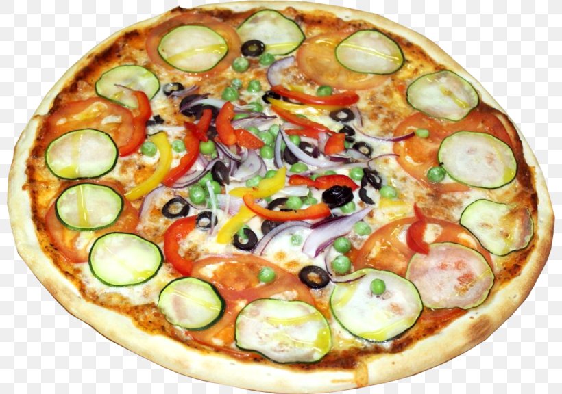 California-style Pizza Sicilian Pizza Vegetarian Cuisine Cuisine Of The United States, PNG, 800x576px, Californiastyle Pizza, American Food, California Style Pizza, Cheese, Cuisine Download Free