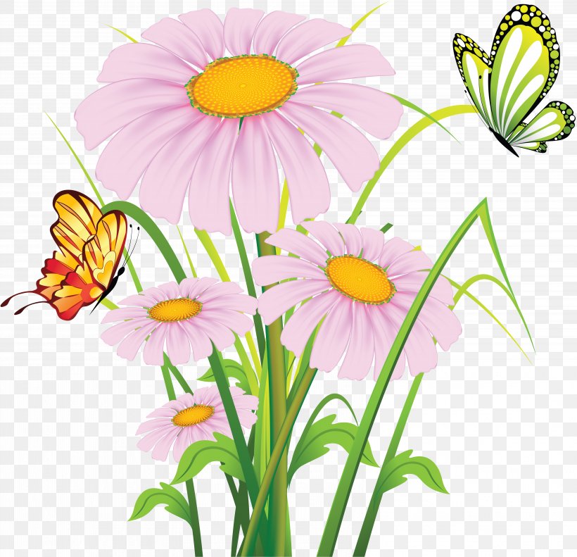Flower Vector Graphics Clip Art Floral Design Illustration, PNG, 6503x6274px, Flower, Botany, Camomile, Cartoon, Chamomile Download Free