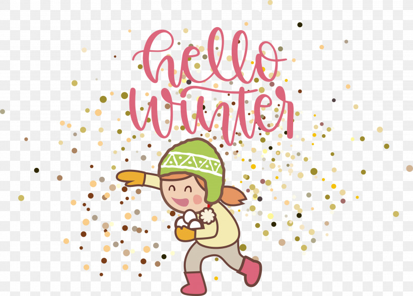 Hello Winter Welcome Winter Winter, PNG, 3000x2157px, Hello Winter, Cartoon, Character, Christmas Day, Christmas Ornament Download Free