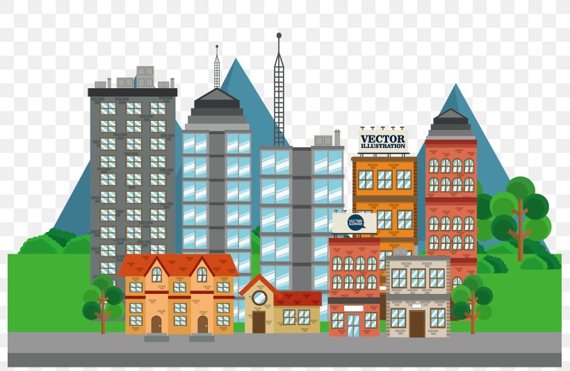Cartoon Illustration, PNG, 797x534px, Cartoon, Architecture, Building, City, Commercial Building Download Free