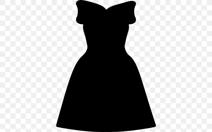 Little Black Dress Shoulder Gown Sleeve, PNG, 512x512px, Little Black Dress, Black, Black And White, Black M, Clothing Download Free