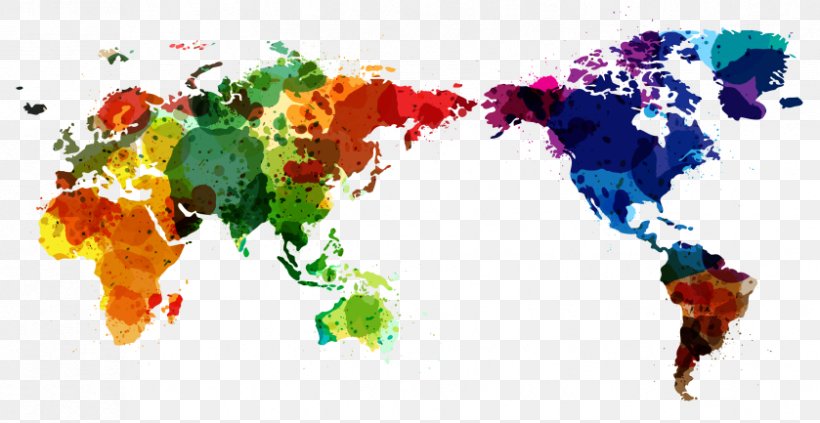 World Map Globe Watercolor Painting, PNG, 839x433px, World, Art, Drawing, Globe, Map Download Free